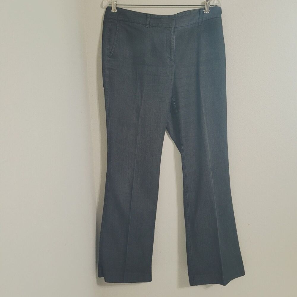 J .Jill Denim size 10 pants stretch pockets zip button distressed tall